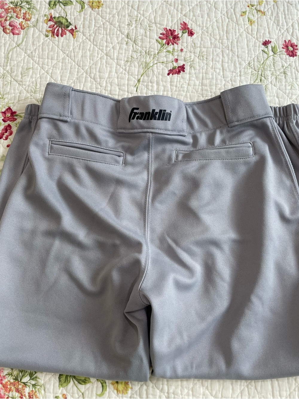 Franklin Kids' Gray Baseball Sweatpants - Athletic Jogger Style